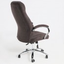 Кресло поворотное KING A, ткань/темно-коричневый